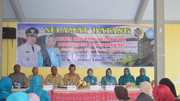 Kunjungan Kerja Ketua TP PKK Kabupaten Tulungagung